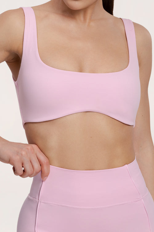 Sportski grudnjak pilates era pink