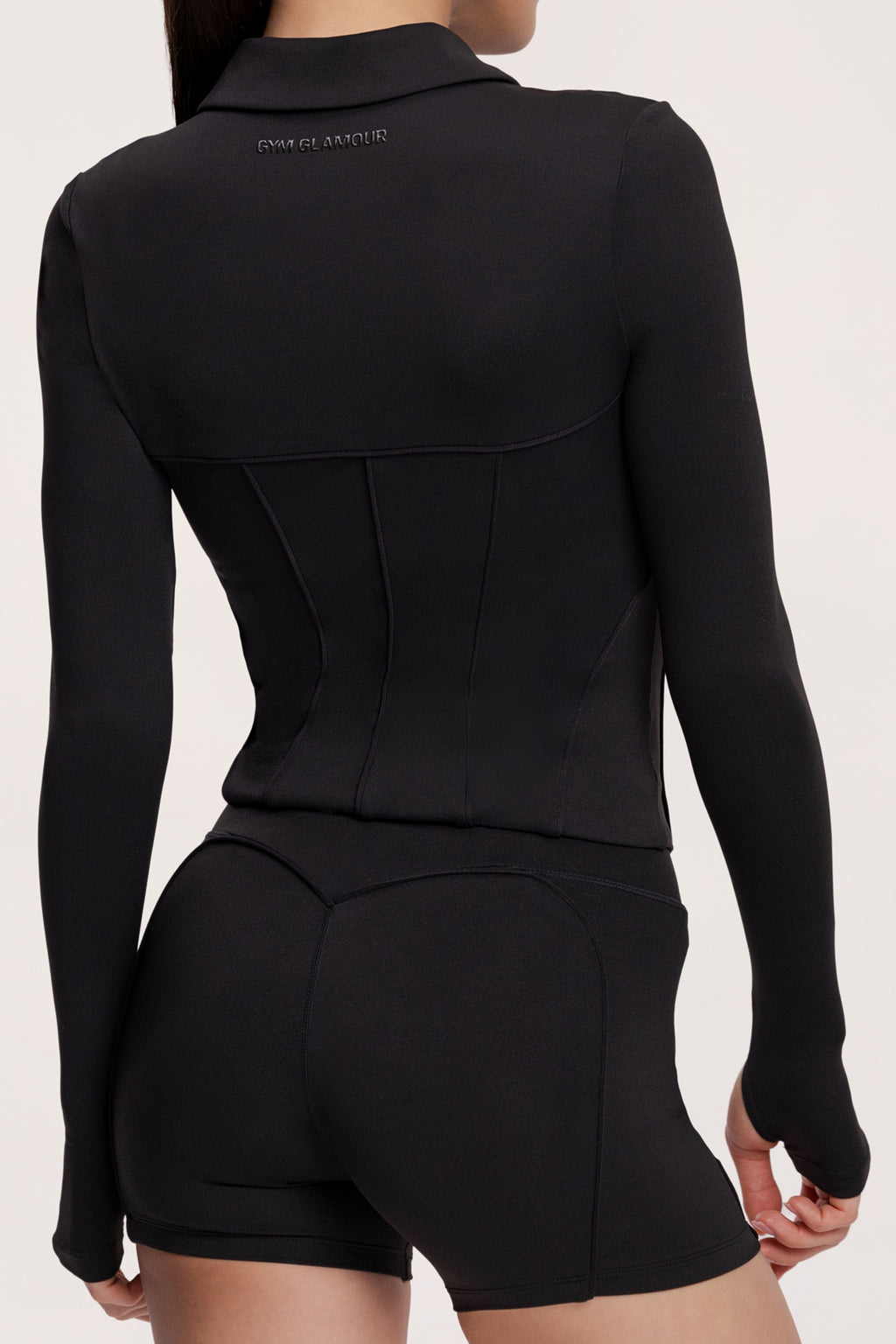 Dukserica na zatvarač pilates era black