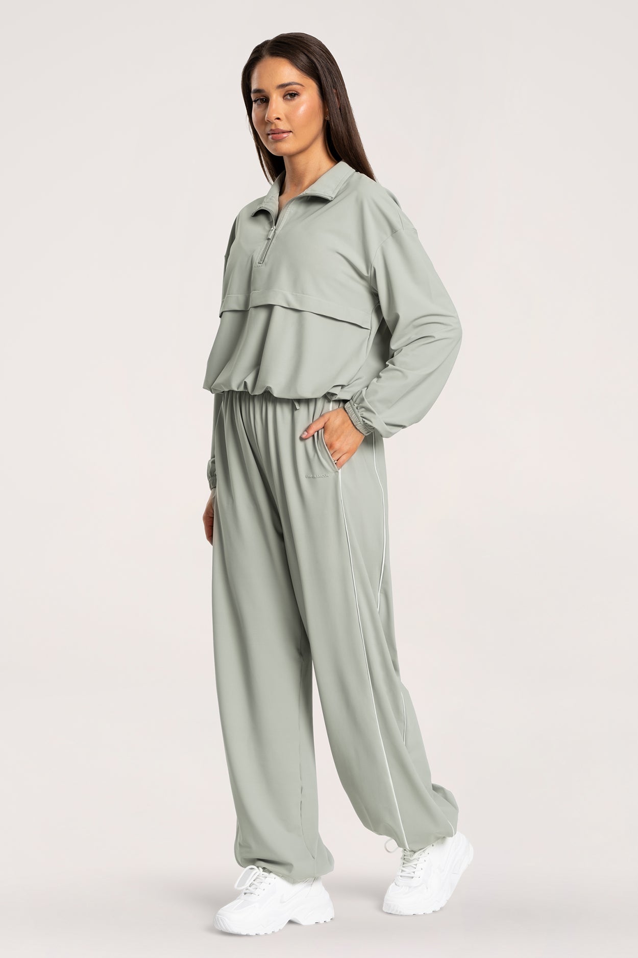 Majica slick UN1FORM olive grey