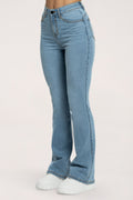 Zvonaste traperice perfect slim light blue long