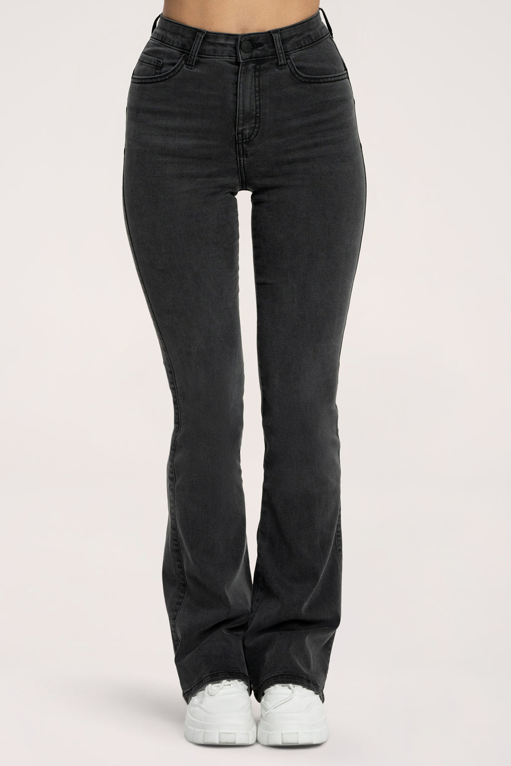 Zvonolike traperice perfect slim black long