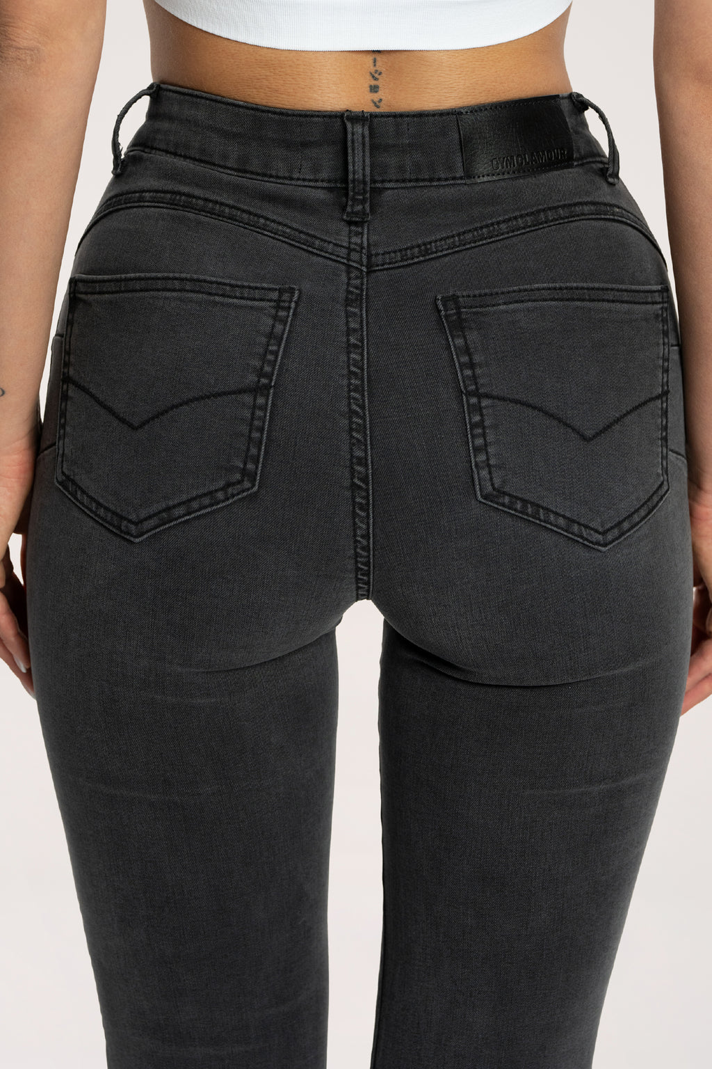 Zvonolike traperice perfect slim black long