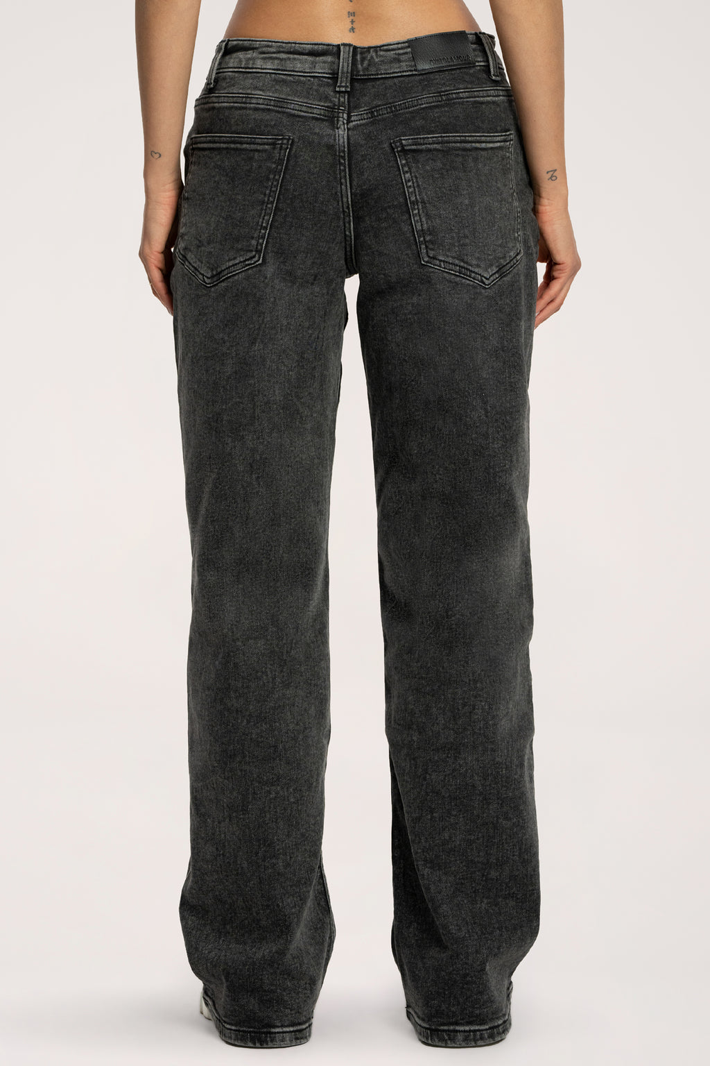 Wide traperice niskog struka grey long