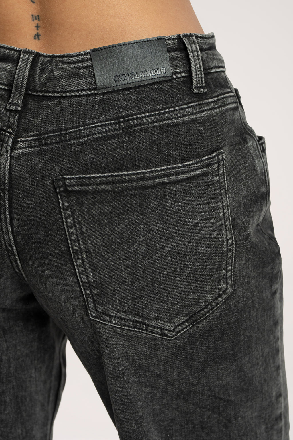 Wide traperice niskog struka grey long