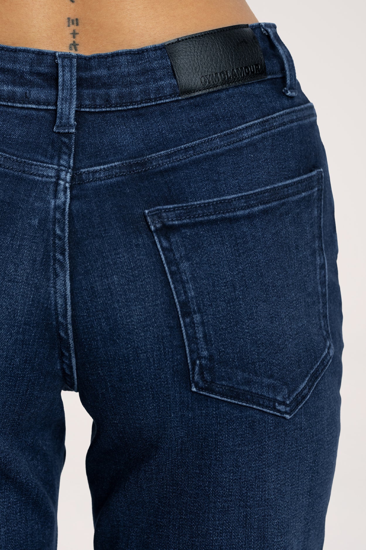 Wide traperice niskog struka navy blue long