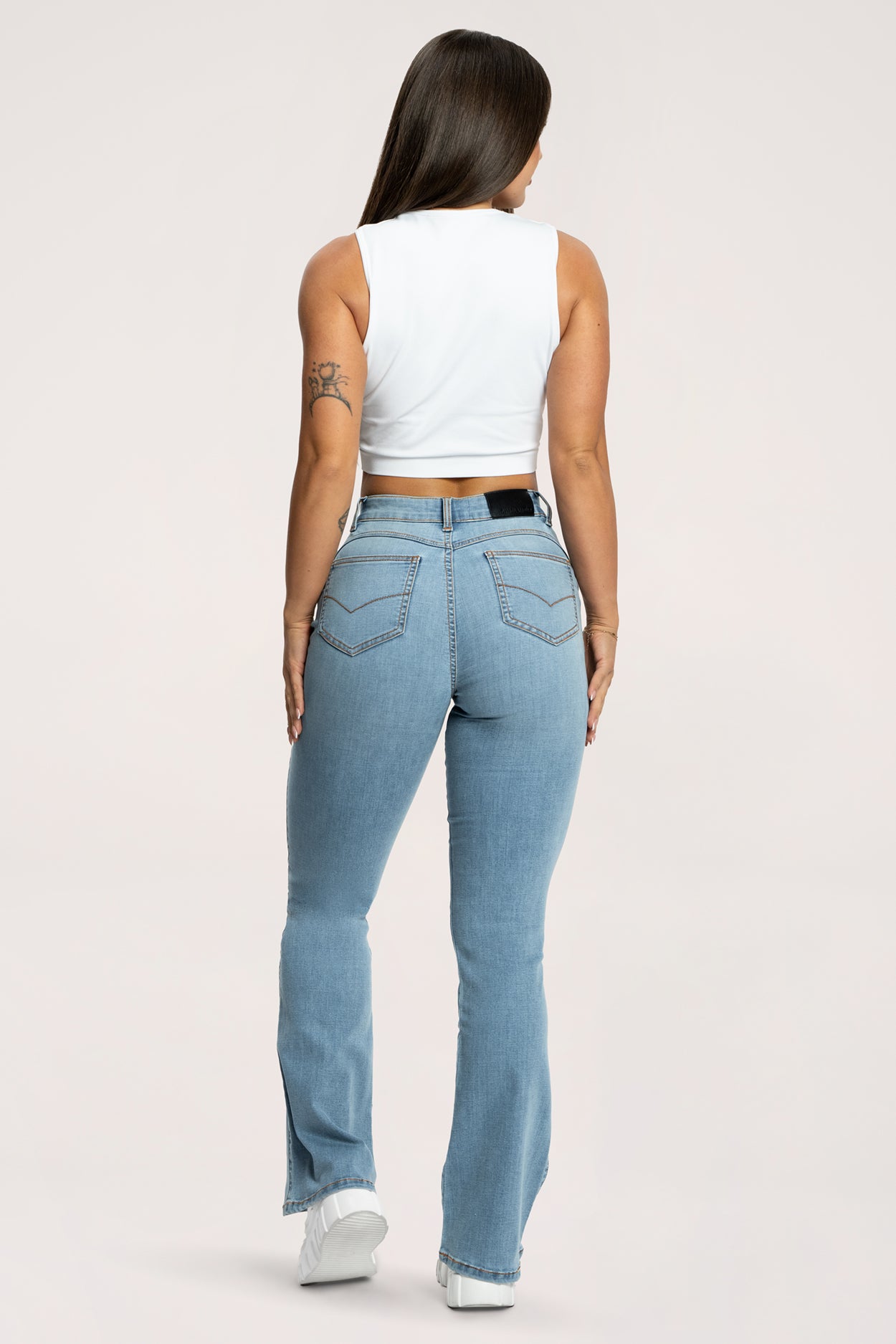 Zvonolike traperice perfect slim light blue