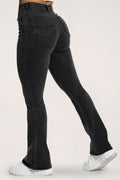 Zvonolike traperice perfect slim black