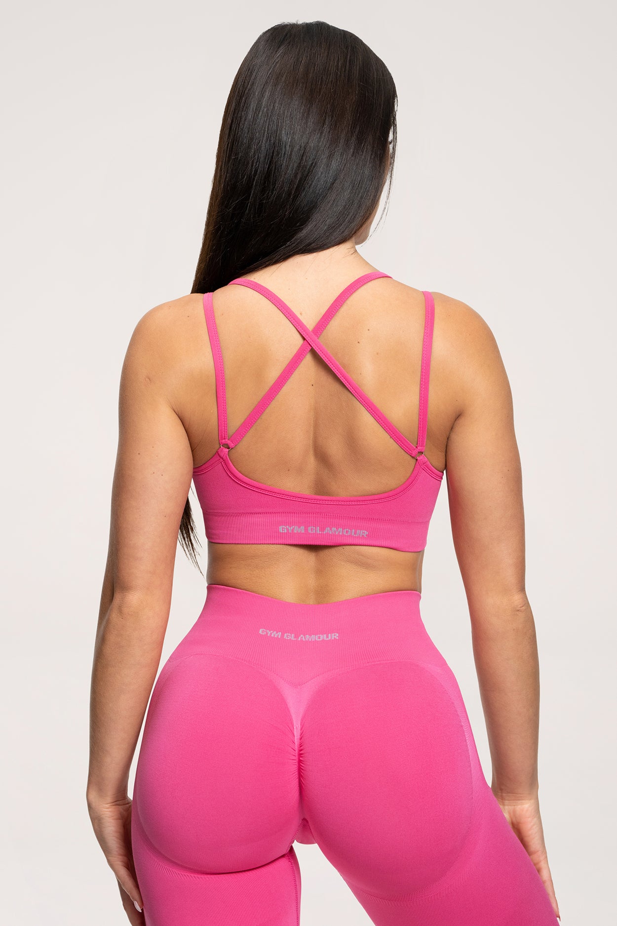 Sportski grudnjak fake BBL hot pink