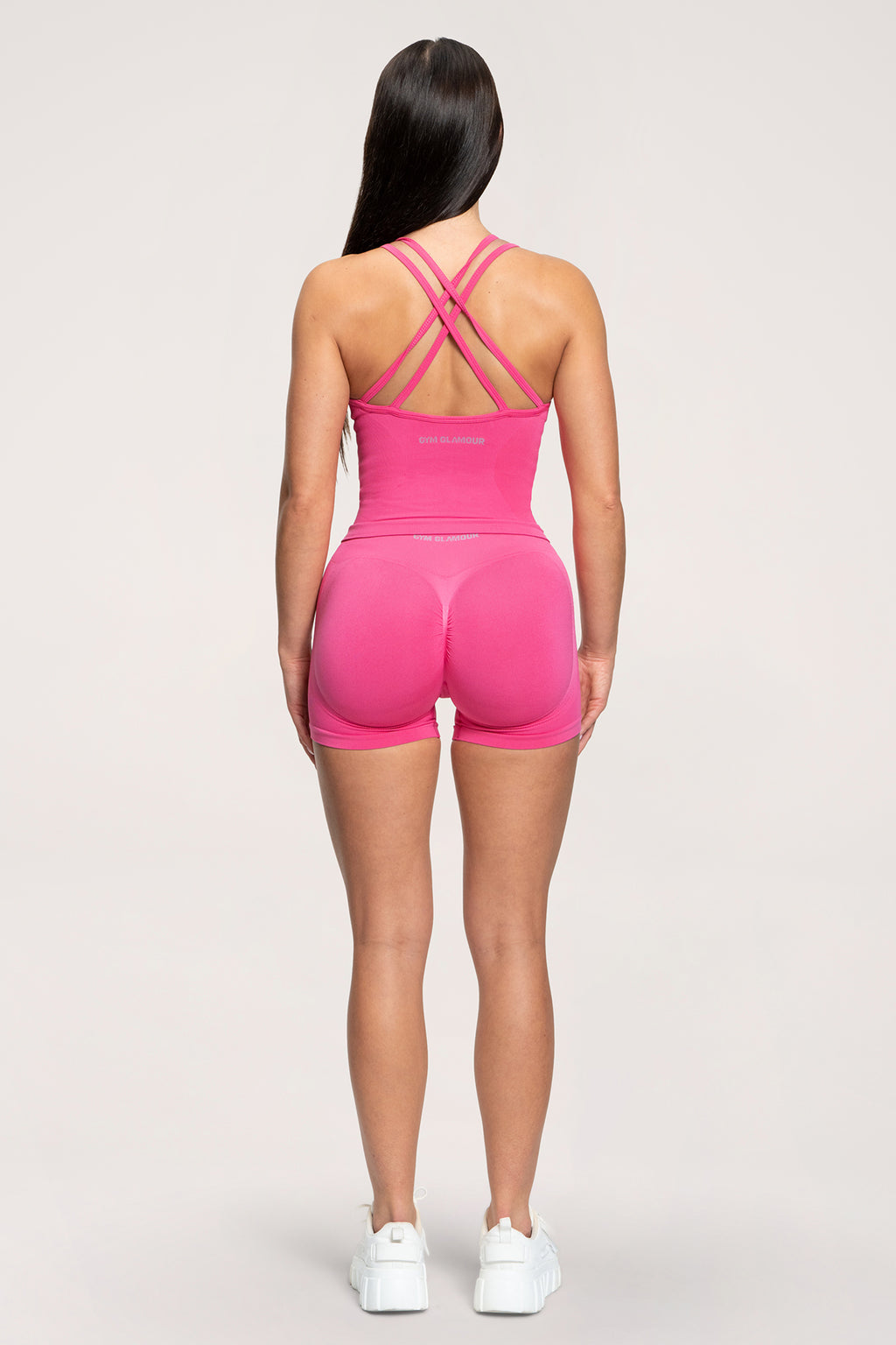 Kratke hlačice fake BBL hot pink