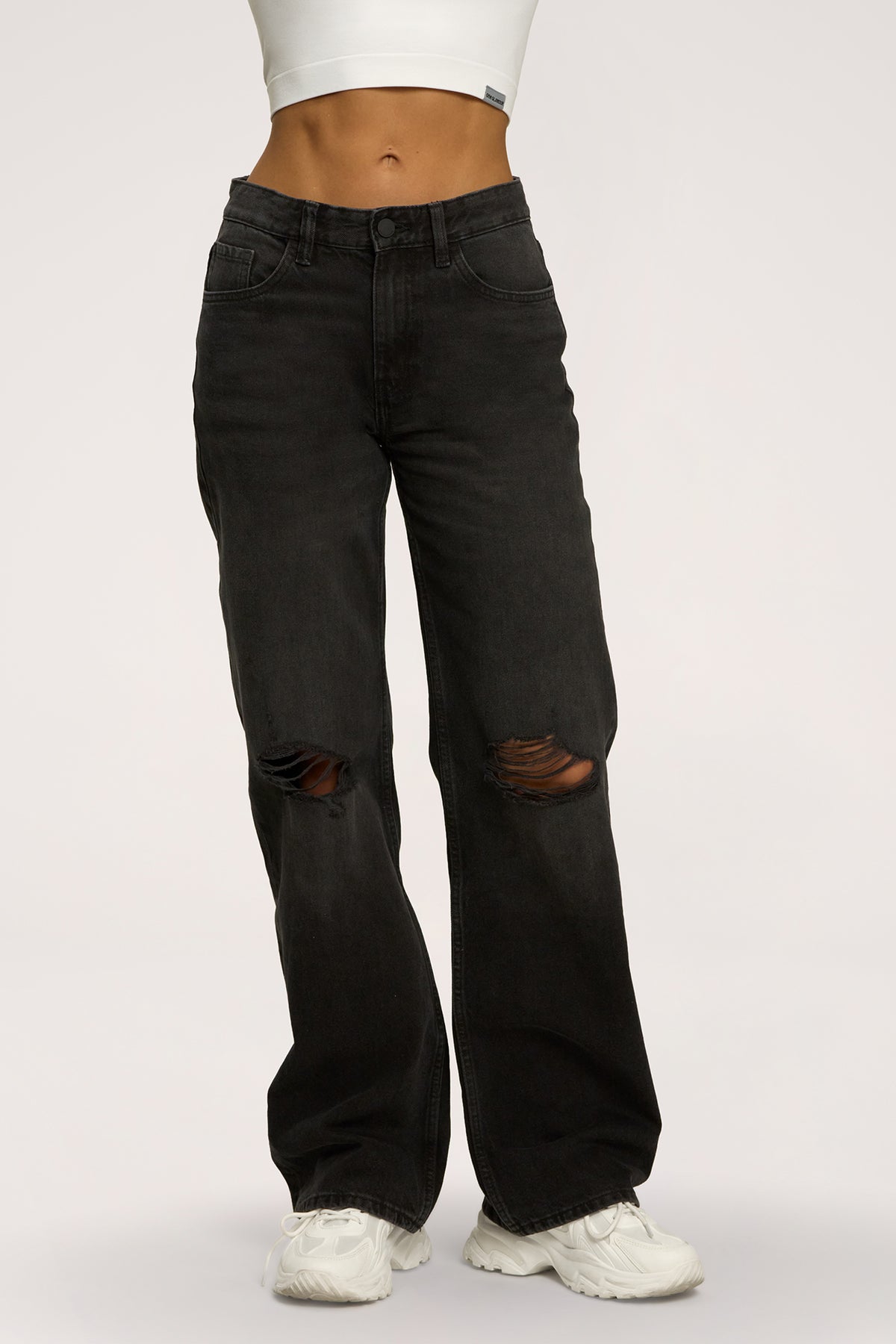 Traperice wide relaxed black