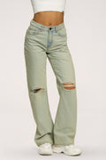 Traperice wide relaxed light green