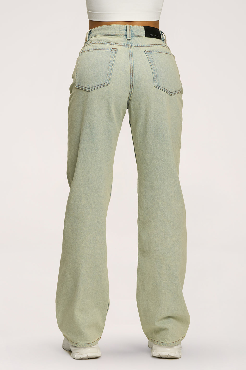 Traperice wide relaxed light green