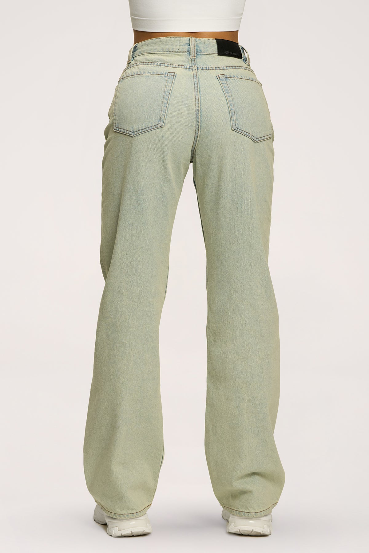 Traperice wide relaxed light green
