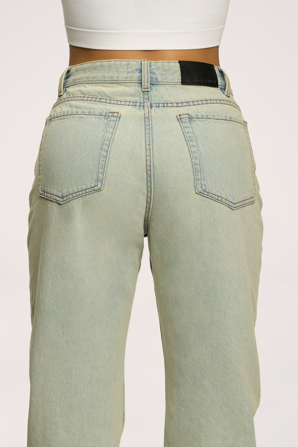 Traperice wide relaxed light green