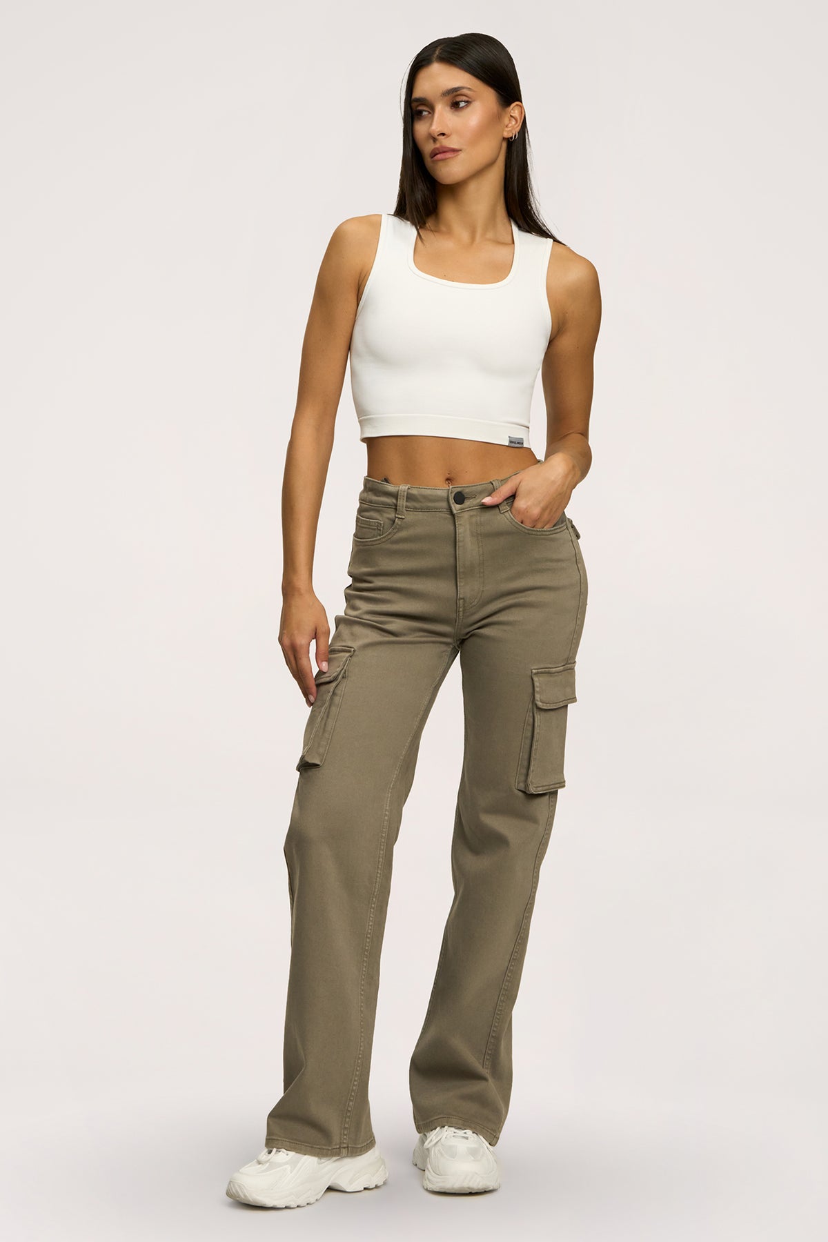 Traperice cargo green olive