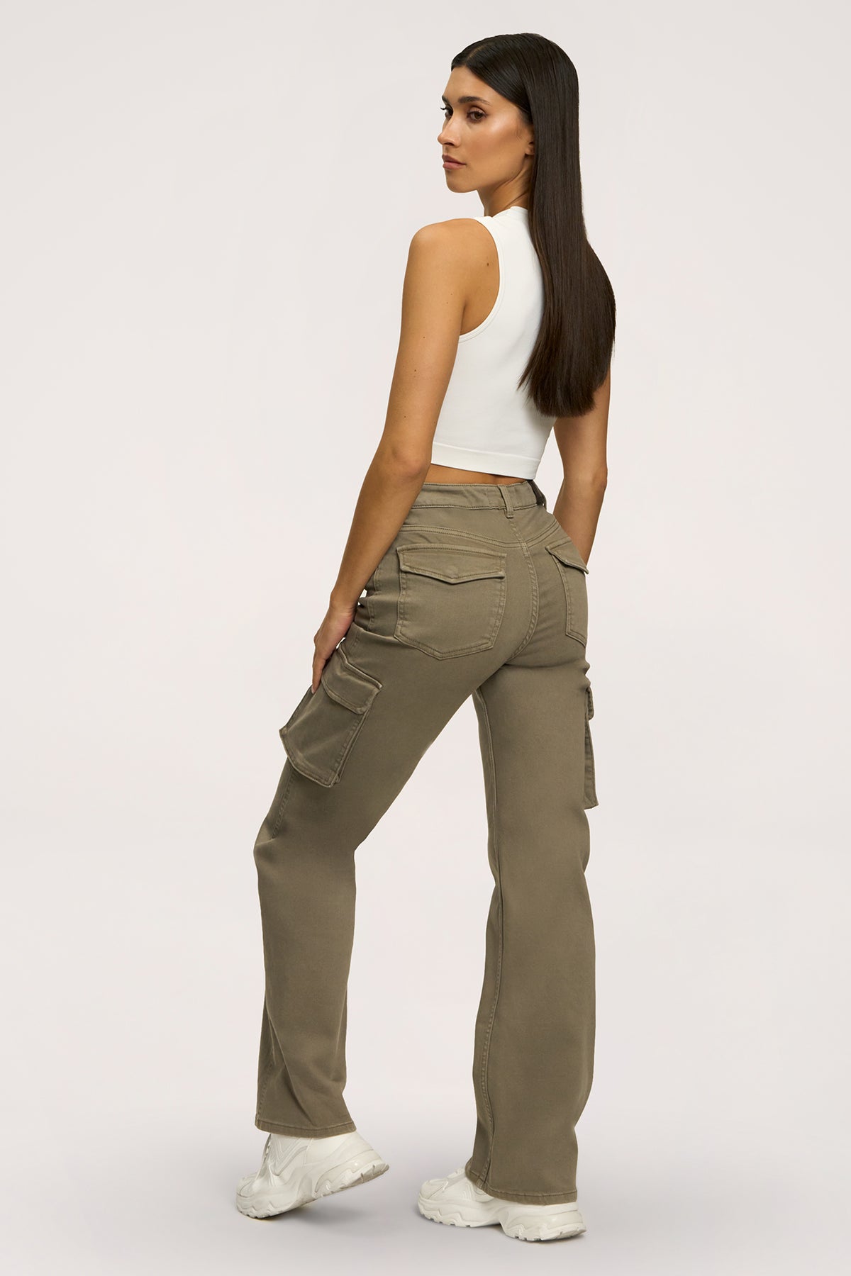 Traperice cargo green olive