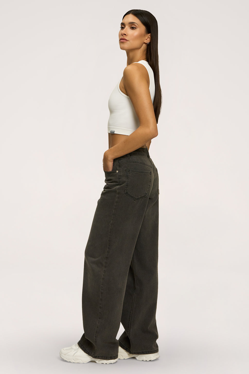 Traperice boyfriend grey