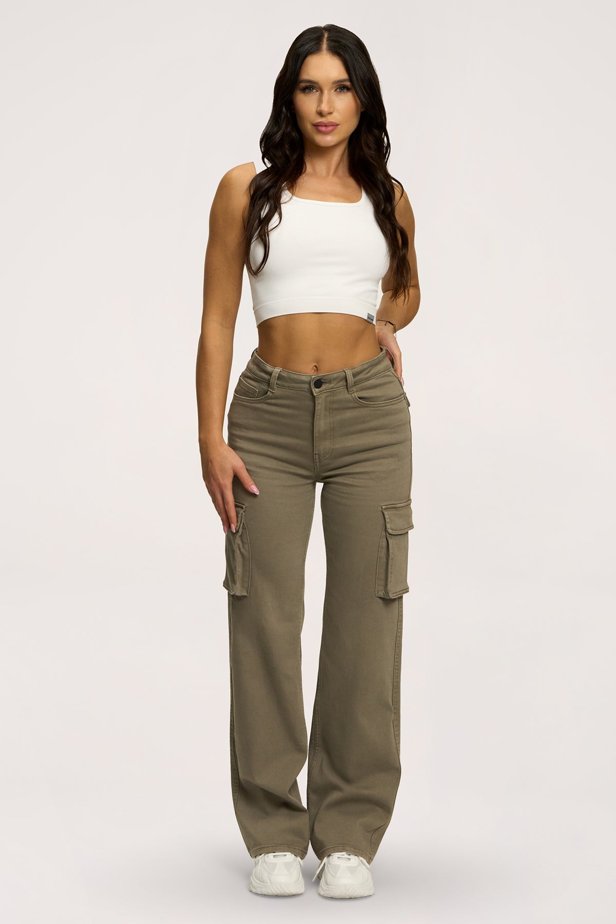 Traperice cargo green olive