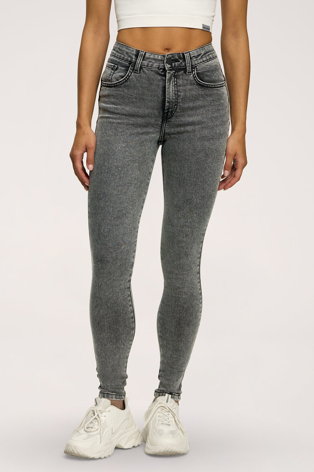 Traperice skinny perfect slim light grey