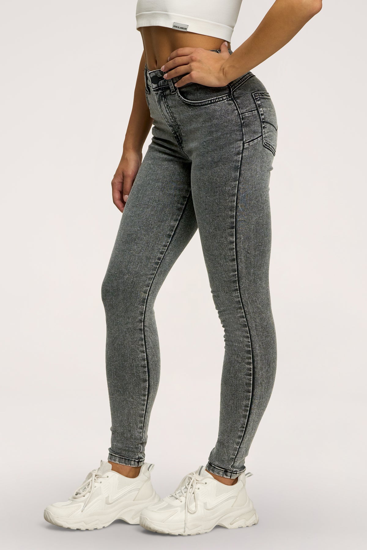 Traperice skinny perfect slim light grey