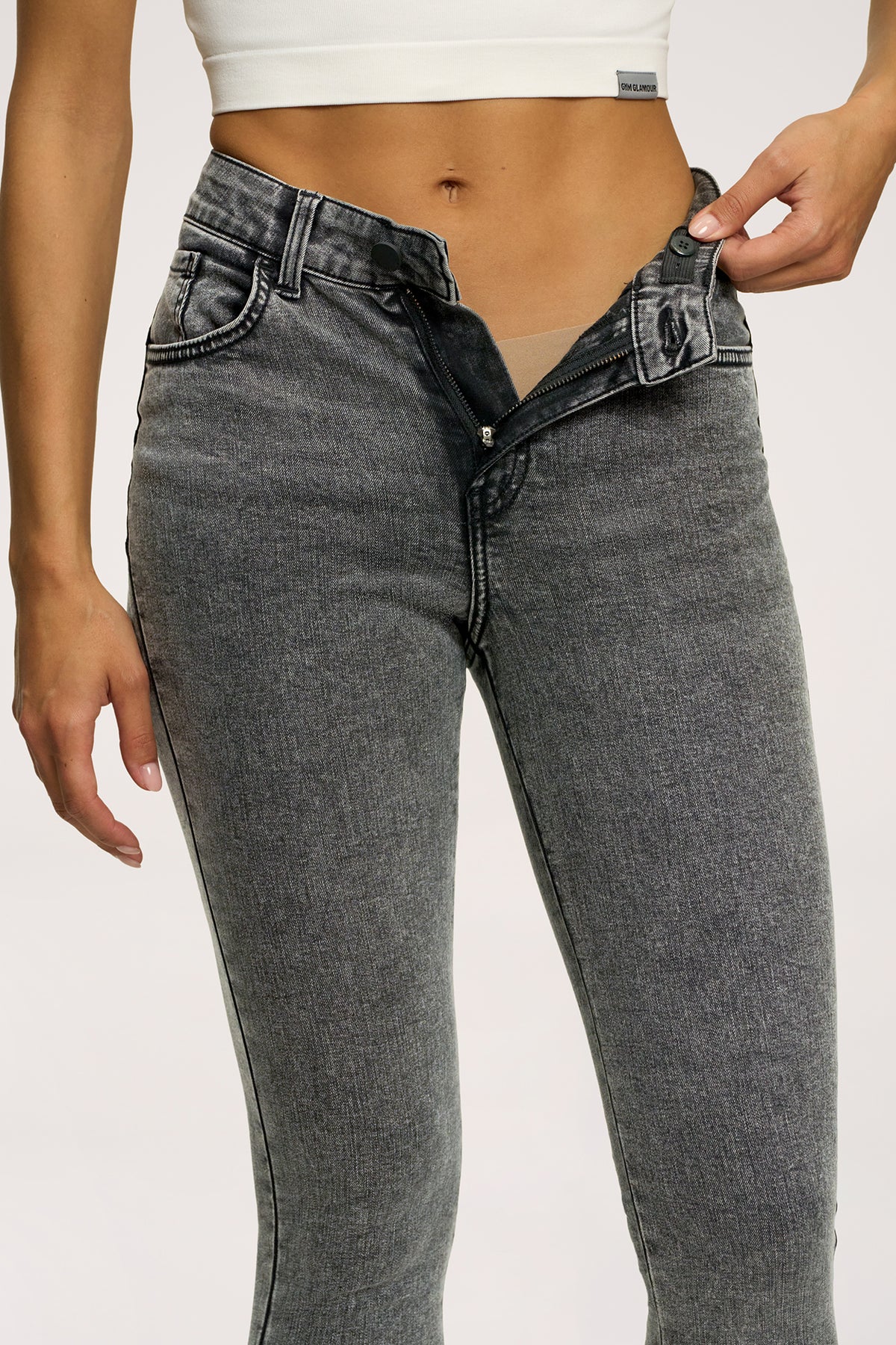 Traperice skinny perfect slim light grey