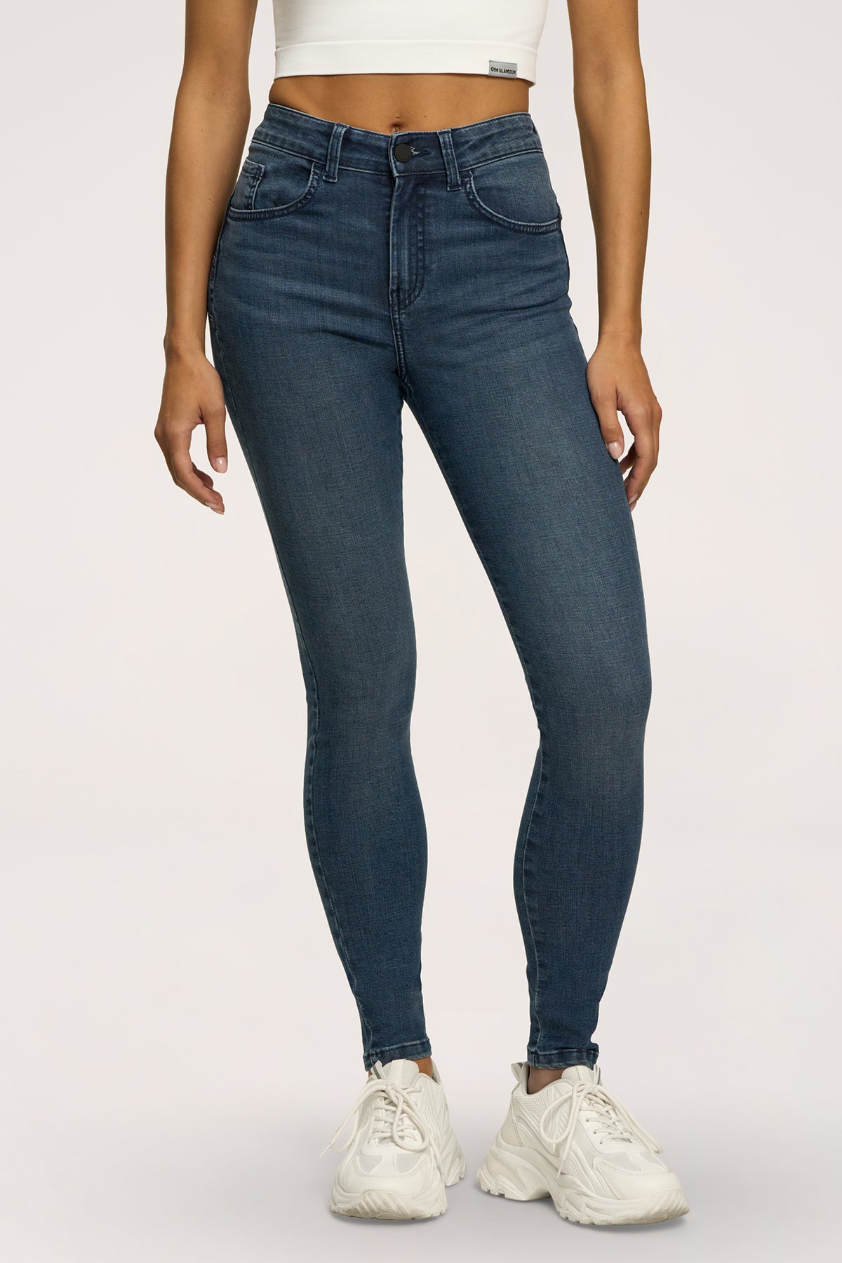 Traperice skinny perfect slim navy blue