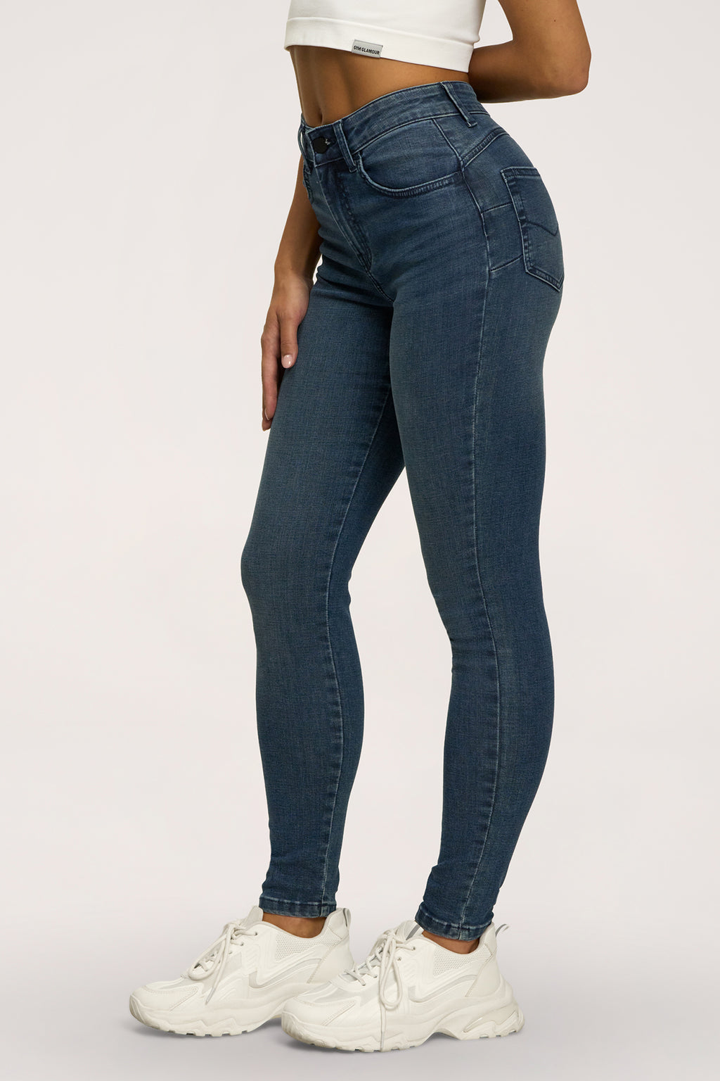 Traperice skinny perfect slim navy blue