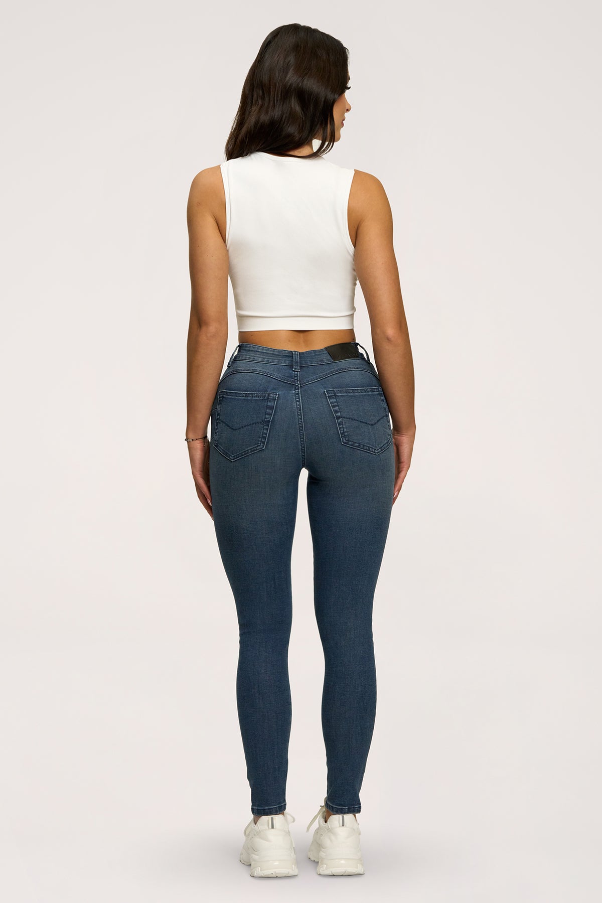 Traperice skinny perfect slim navy blue