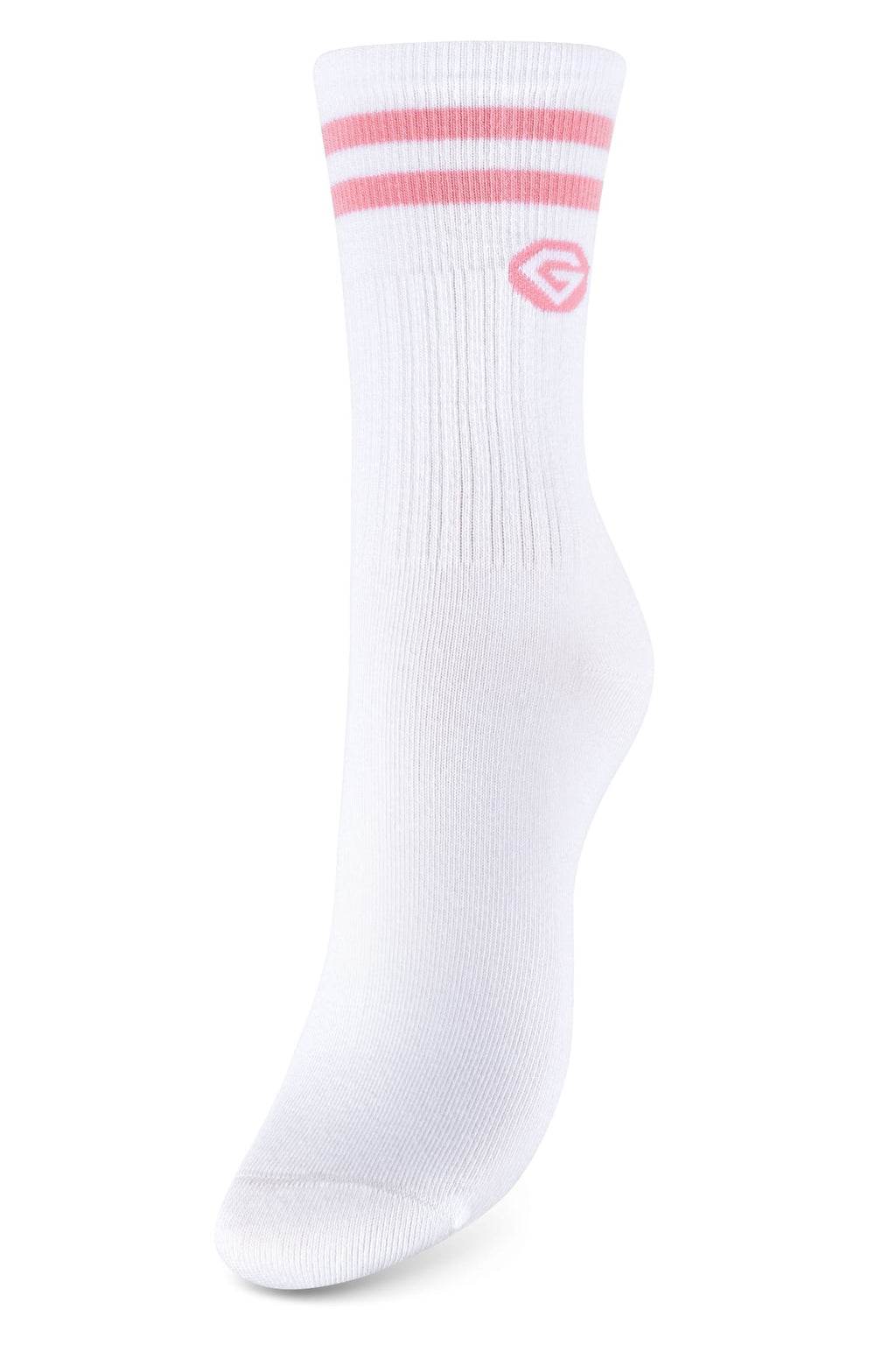 Duge čarape white & pink 2-pak - vel. 37-40