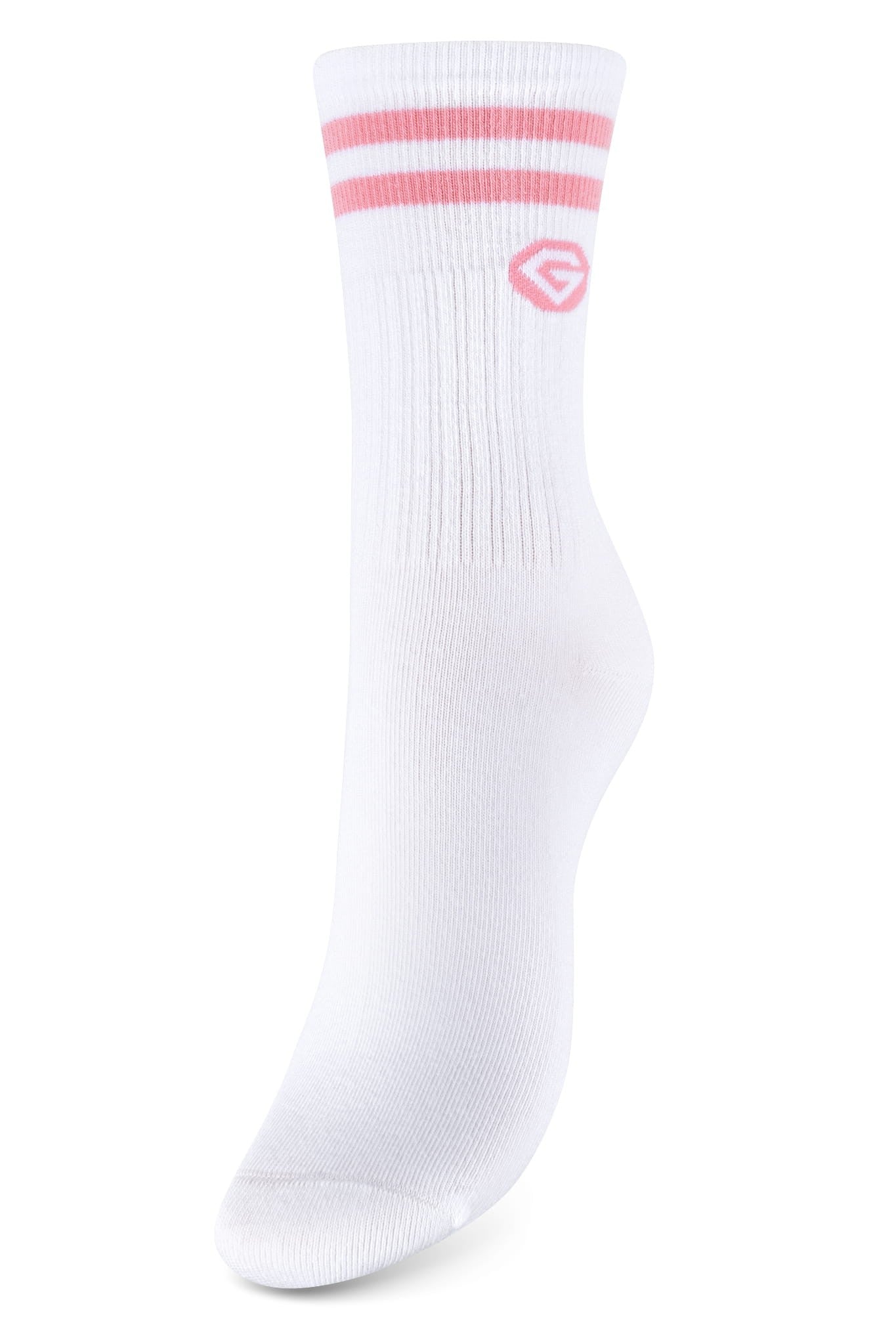 Duge čarape white & pink 2-pak - vel. 37-40