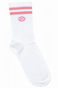 Duge čarape white & pink 2-pak - vel. 37-40