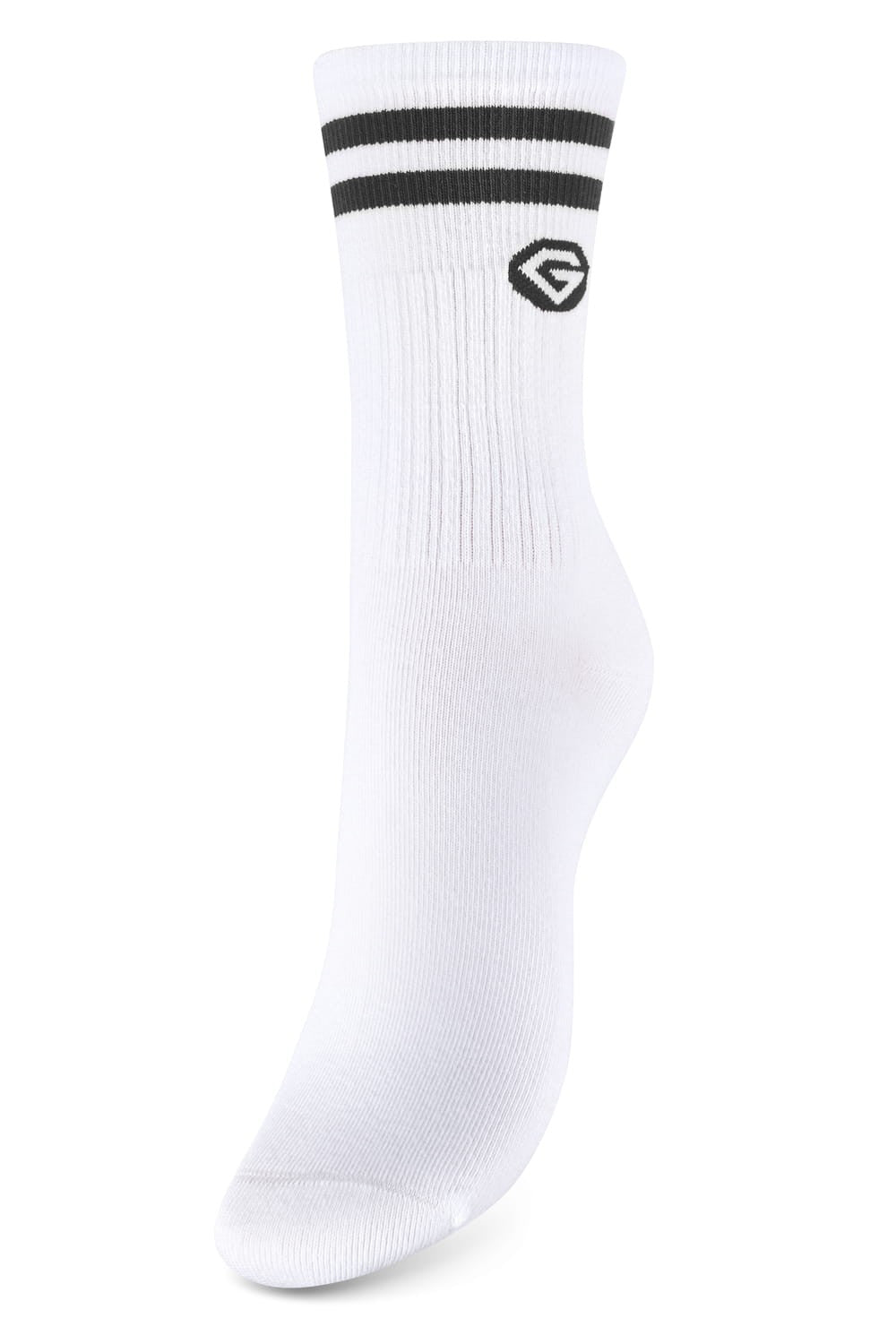 Duge čarape white & black 2-pak - 37-40