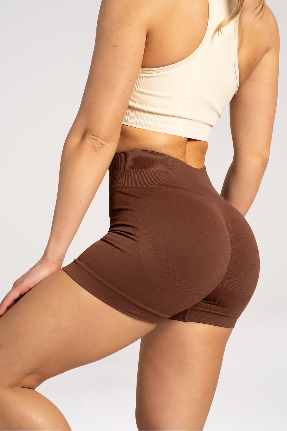 Kratke hlačice basic brown