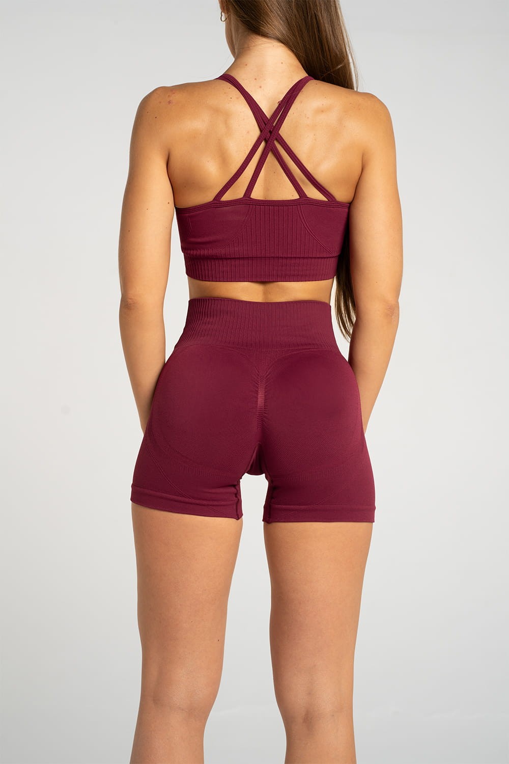 Kratke hlačice push up 2.0 merlot