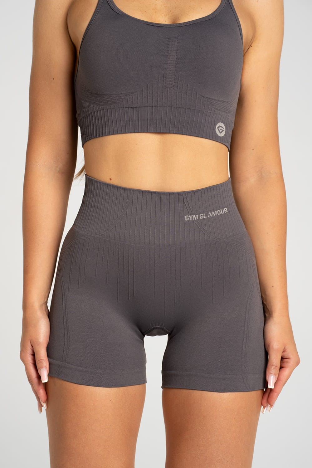 Kratke hlačice push up 2.0 dark silver