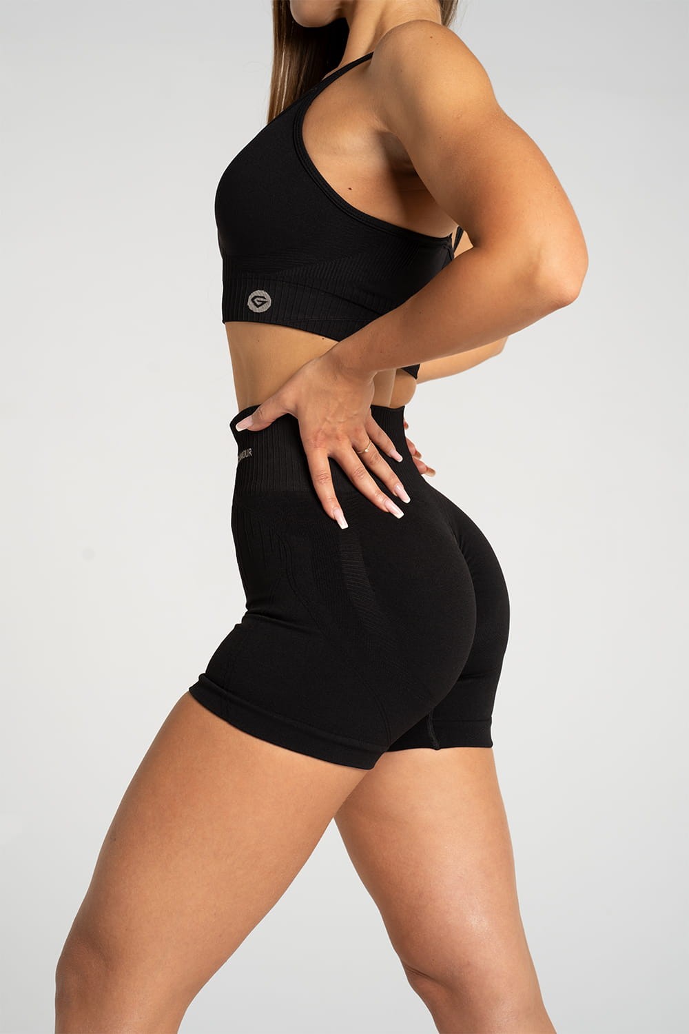 Kratke hlačice push up 2.0 black