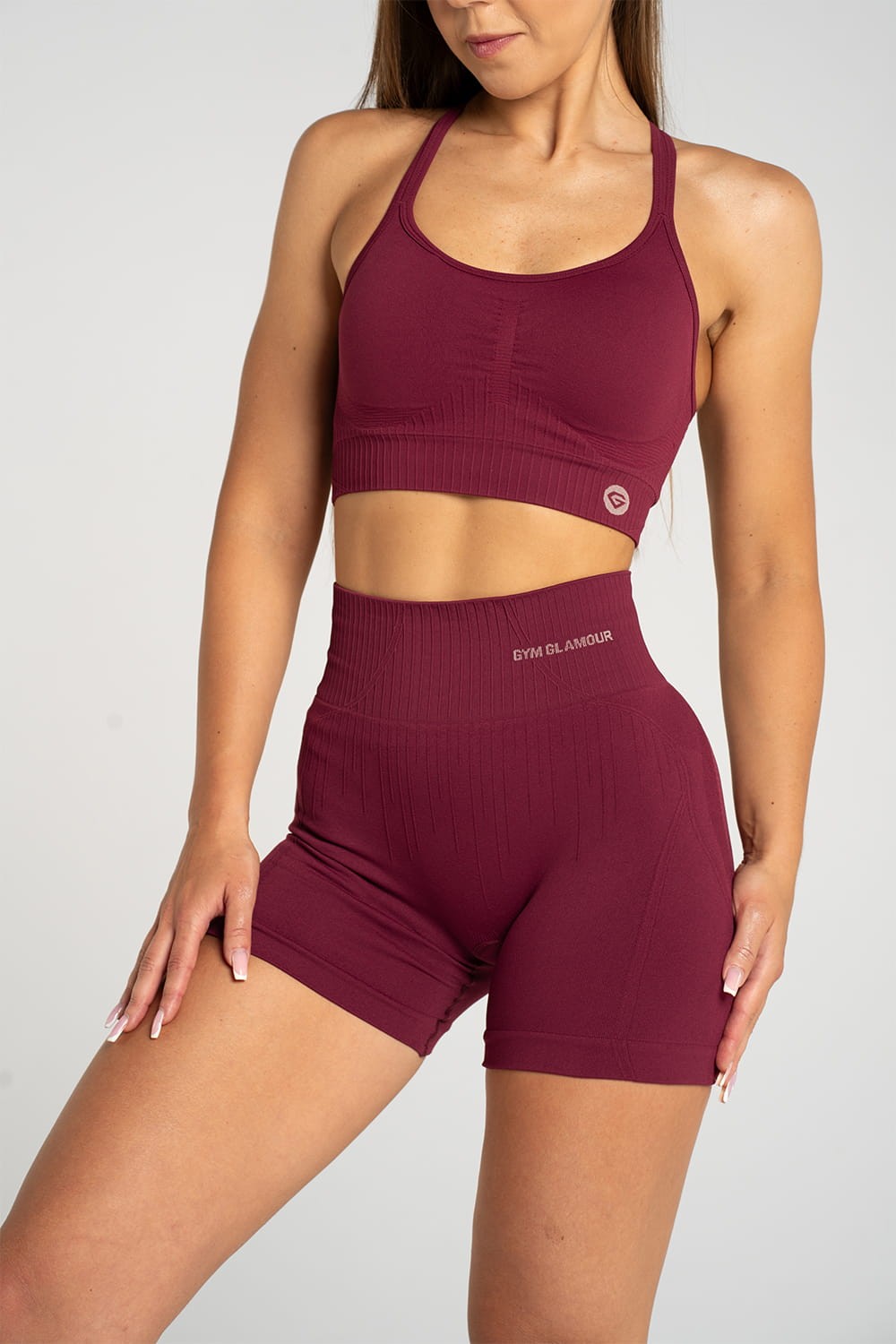 Kratke hlačice push up 2.0 merlot