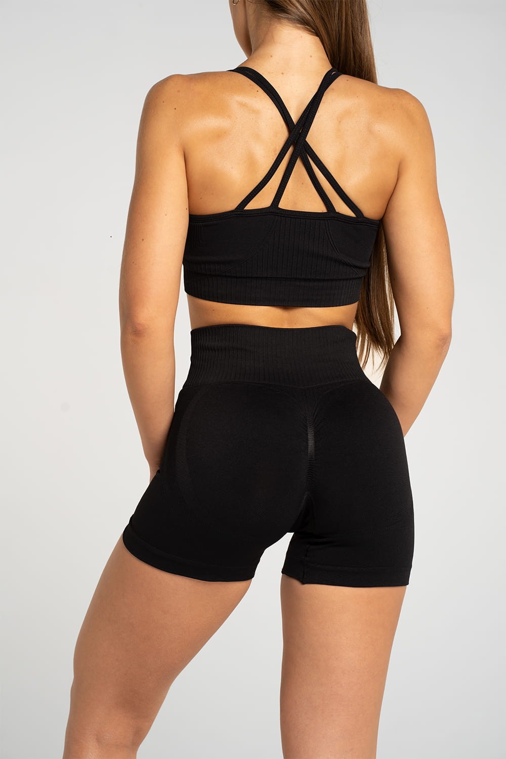 Kratke hlačice push up 2.0 black
