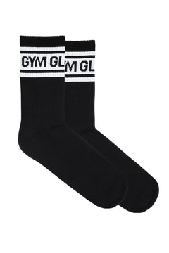 Duge čarape GYM GLAMOUR crne 2-pak - vel. 37-40