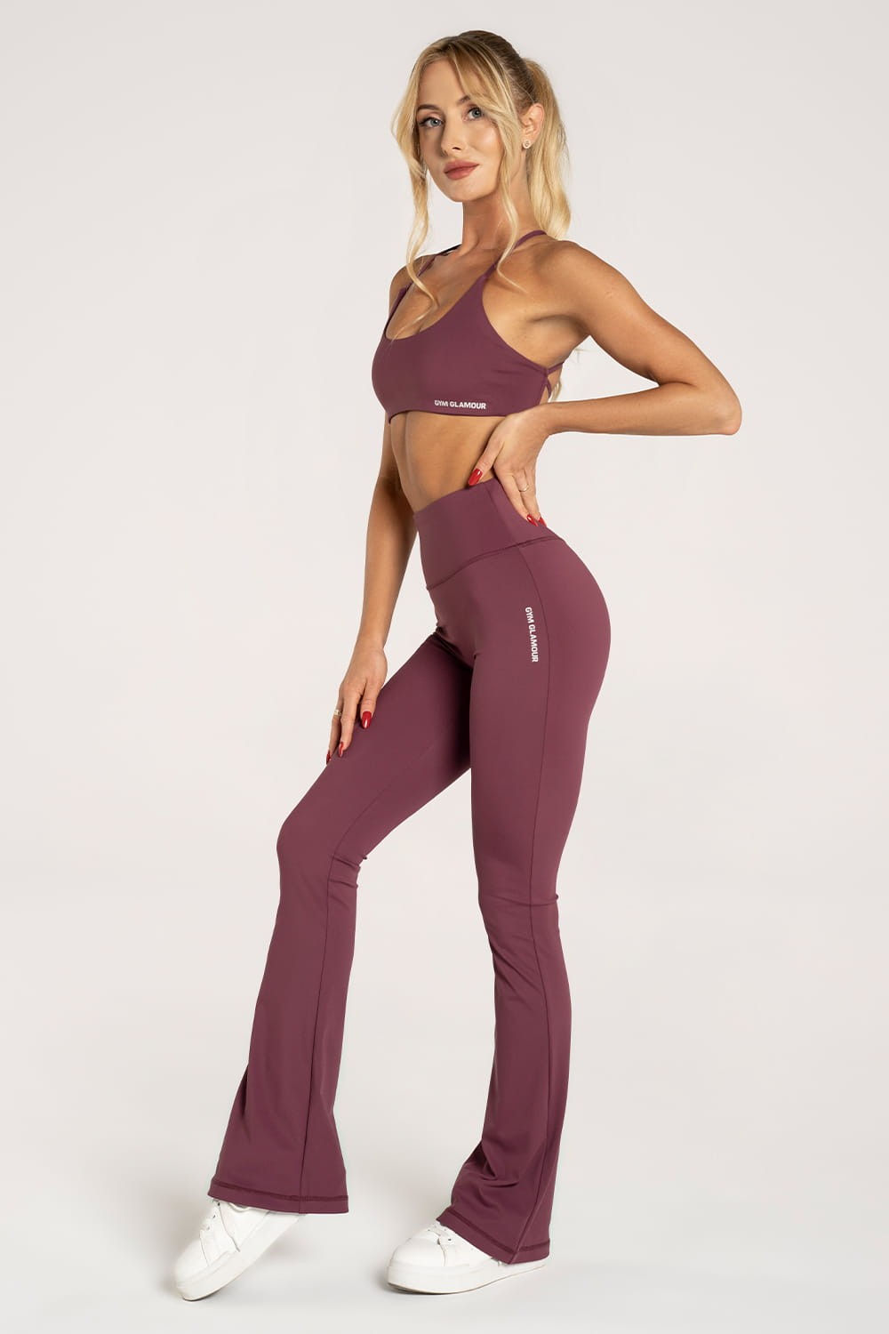Bordo sportske flare tajice