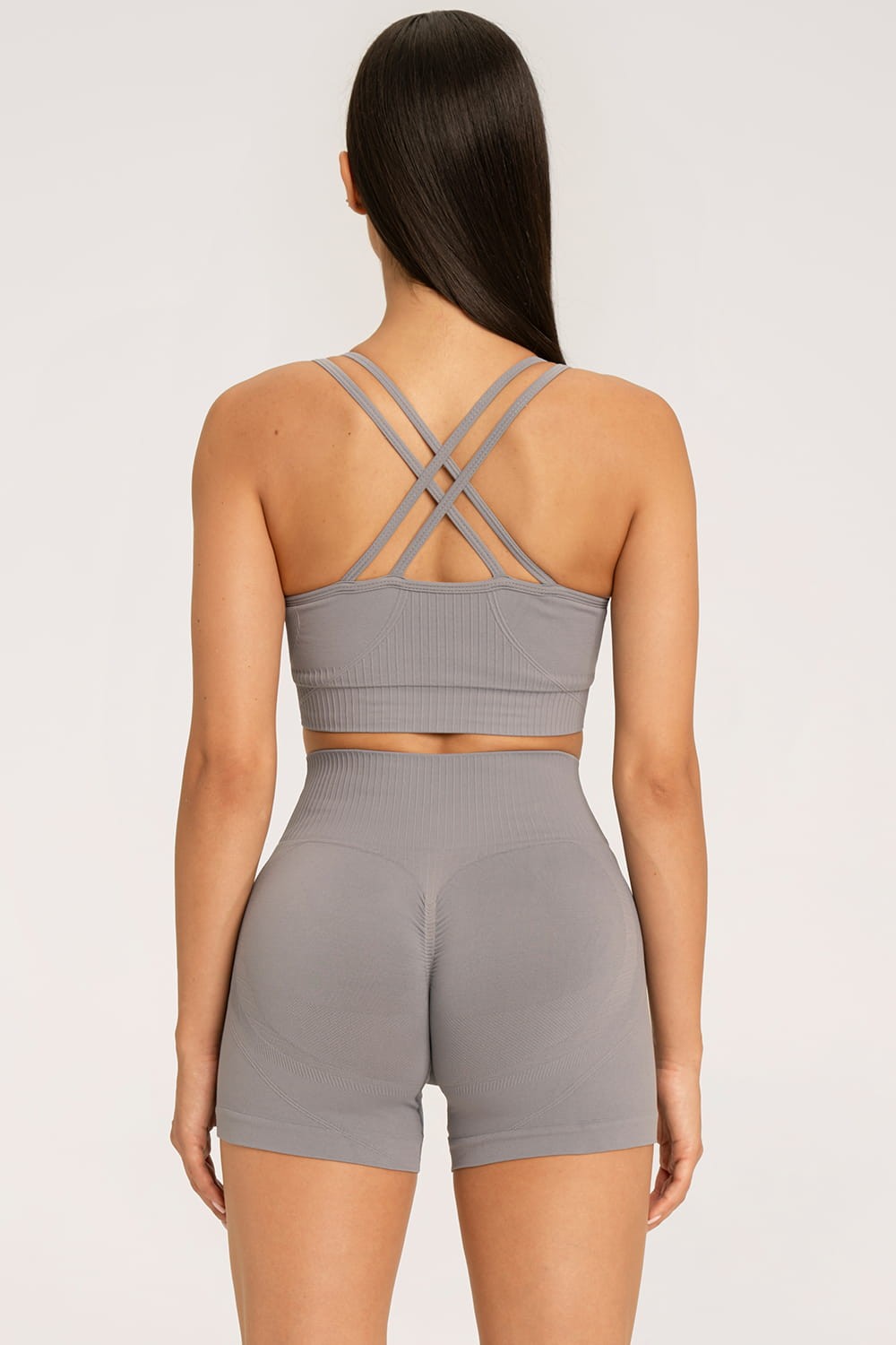 Kratke hlačice push up 2.0 ghost grey