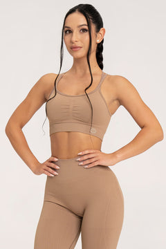 Sportski grudnjak push up 2.0 nougat