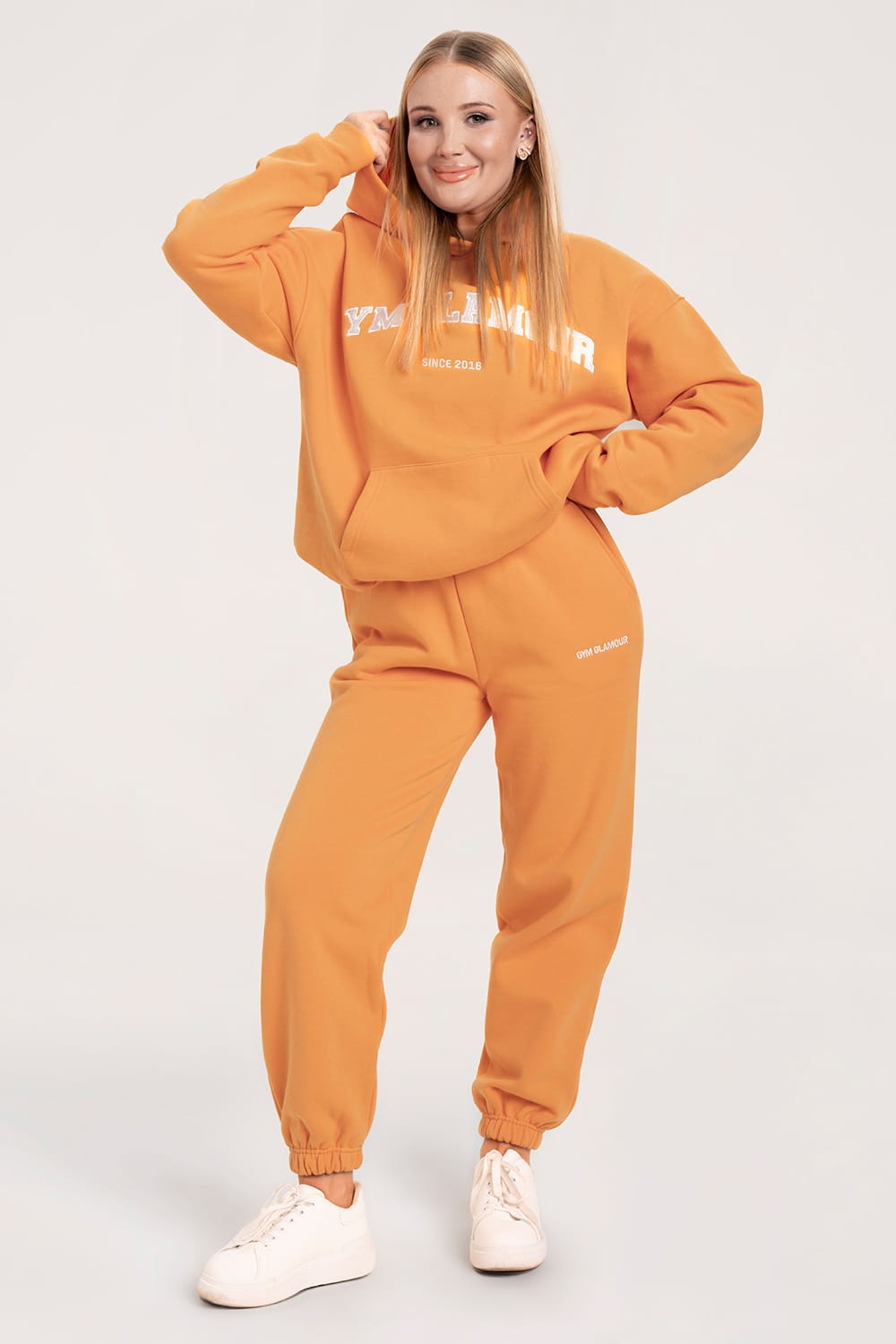 Hlače od trenirke tangerine