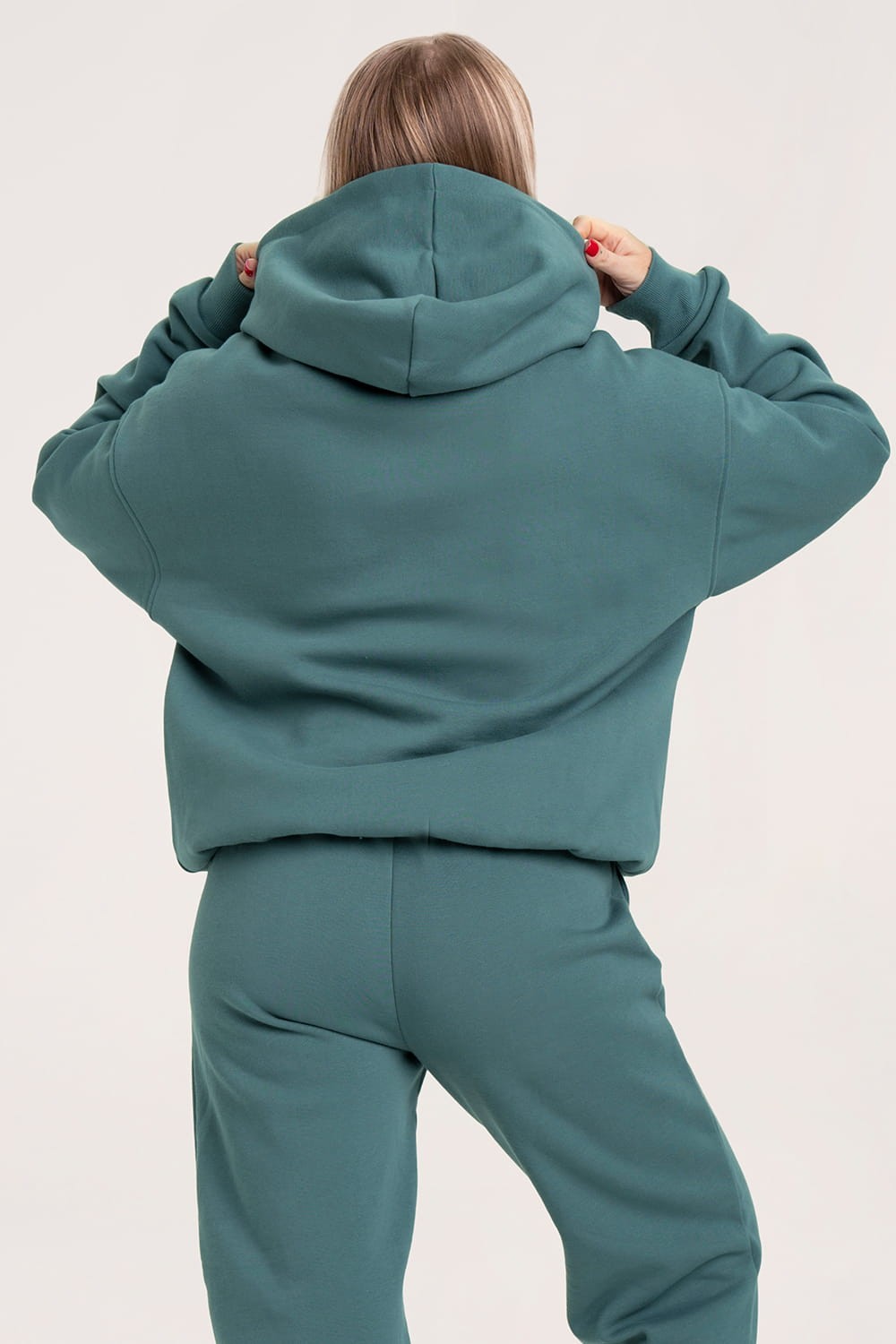 College hoodie ocean glow