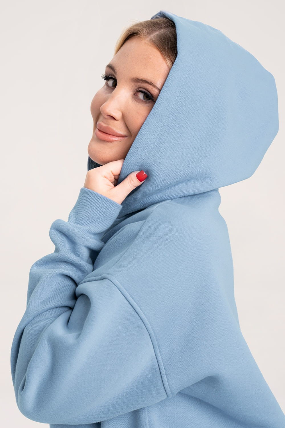 College dukserica sky blue