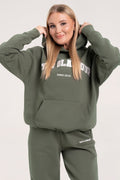 Hoodie college green smoke
