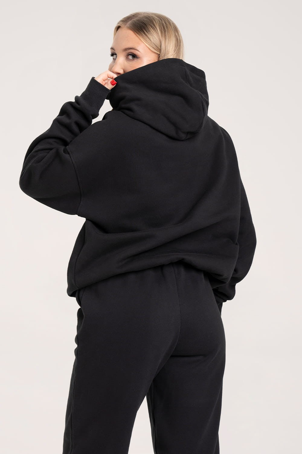 College dukserica black