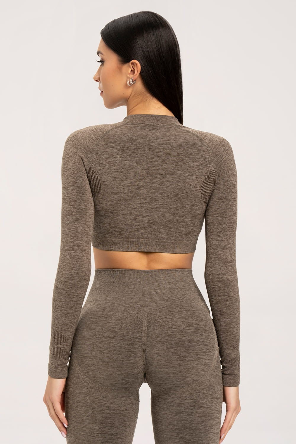 Longsleeve seamless espresso