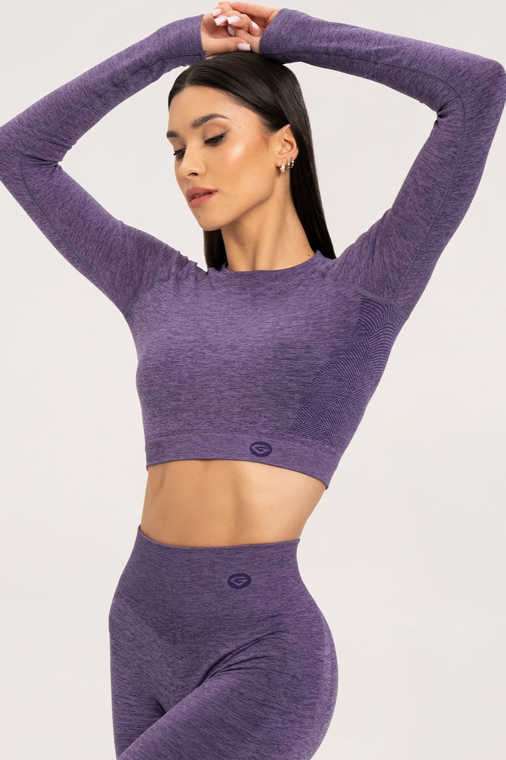 Longsleeve seamless plum