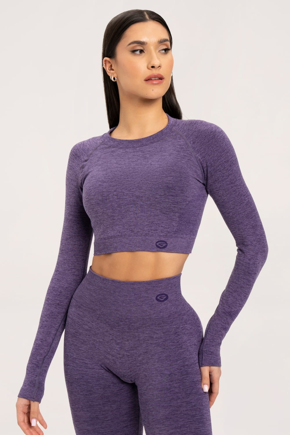 Longsleeve seamless plum